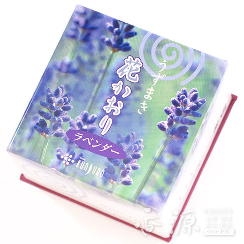 Kunjudo Incense Sticks, Hanakaori Flower, Low-Smoke Type