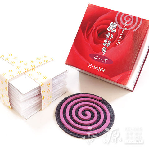 Kunjudo Incense Sticks, Hanakaori Flower, Low-Smoke Type