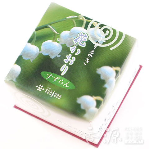 Kunjudo Incense Sticks, Hanakaori Flower, Low-Smoke Type