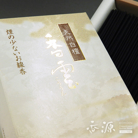 Kunjudo Incense Sticks, Koun, Sandalwood, Low-Smoke Type, Large Box