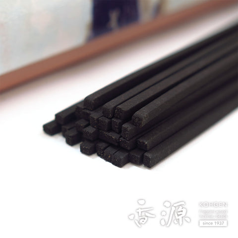 Kunjudo Incense Sticks, Shirayuki, Sandalwood, Low-Smoke Type