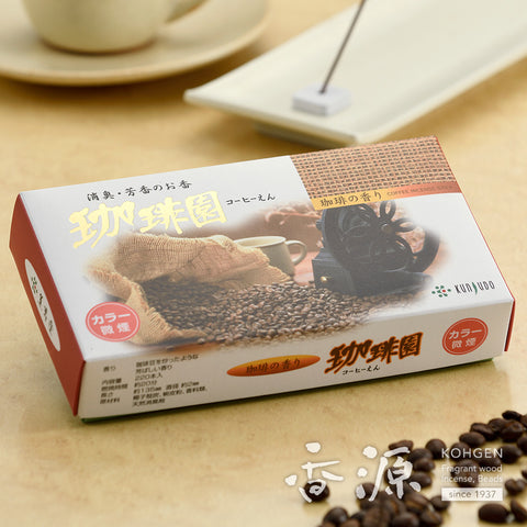 Kunjudo Incense Sticks, Coffee-En, Low-Smoke Type