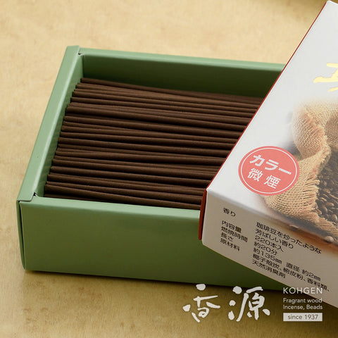 Kunjudo Incense Sticks, Coffee-En, Low-Smoke Type