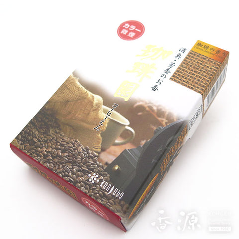 Kunjudo Incense Sticks, Coffee-En, Low-Smoke Type