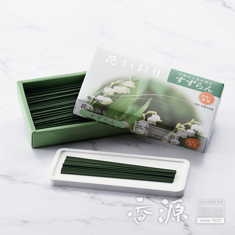 Kunjudo Incense Sticks, Hanakaori Flower, Low-Smoke Type