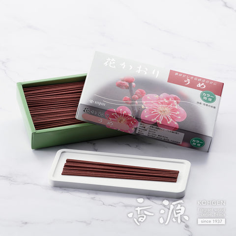 Kunjudo Incense Sticks, Hanakaori Flower, Low-Smoke Type