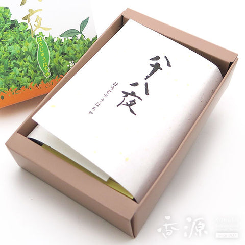 Kunjudo Incense Sticks, Hachijuhachi-ya Green Tea, Low-Smoke Type