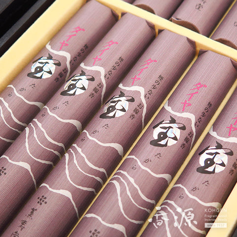 Kunjudo Incense Sticks, Takara Diamond, Low-Smoke Type, Premium Box