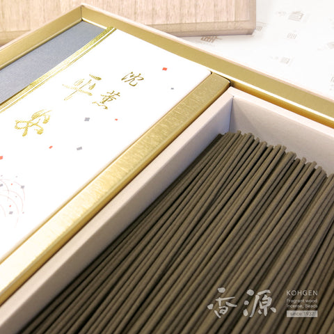Kunmeido Incense Sticks, Jinkun Heian, Agarwood, Premium Box
