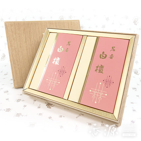 Kunmeido Incense Sticks, Meikoh Byakudan, Sandalwood, Premium Box