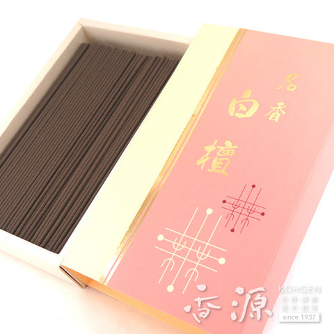 Kunmeido Incense Sticks, Meiko Byakudan, Economy Pack