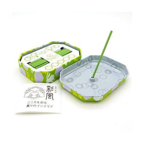 Kokando Ayakaze Incense Sticks with Plate & Holder