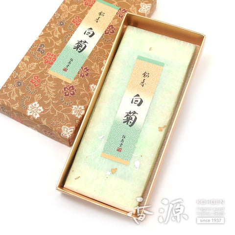 Seijudo Incense Sticks, Shiragiku, Agarwood