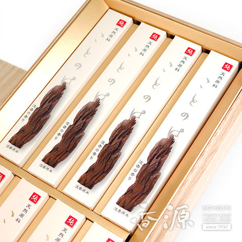 Seijudo Incense Sticks, Kotonoha Series, Sandalwood Agarwood