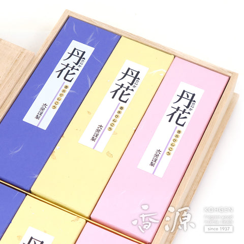 Daihatsu Incense Sticks, Tanka Perfume, 3-Scent set, Premium Box