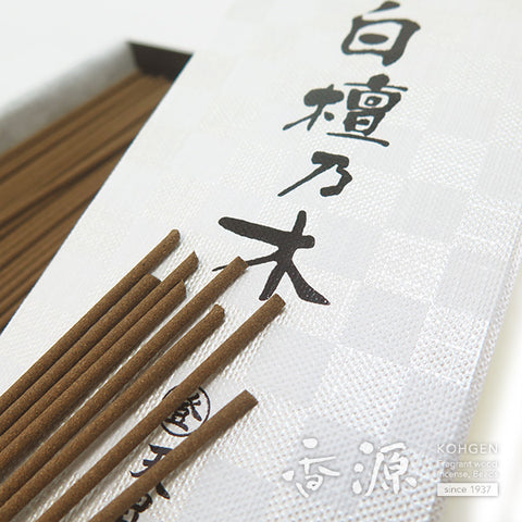 Tenshodo Incense Sticks, Byakudan Nogi Sandalwood, Large Box