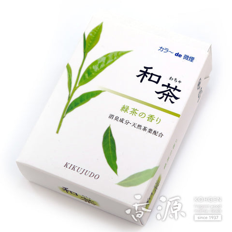 Kikujudo Incense Sticks, Wacha Green Tea