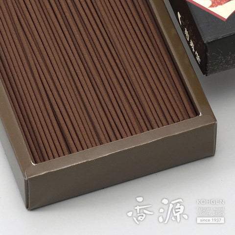 Kikujudo Incense Sticks, Genji no Maki, Sandalwood, Large Box