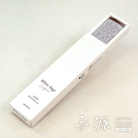 Kikujudo Incense Sticks, White Sage from California, 40 sticks