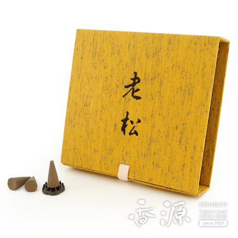 Kitotenkundo Incense Sticks, Oimatsu, 36 cones, incense stand set