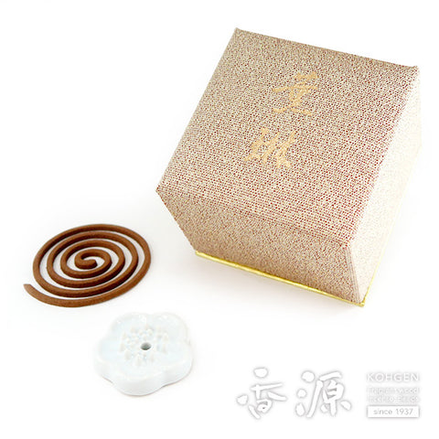 Kitotenkundo Incense Sticks, Kunrin, 9 coils, incense stand set