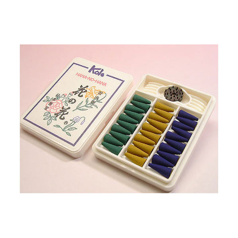 Nippon Kodo Incense Sticks, Hana-no-Hana, 3 Floral Scents