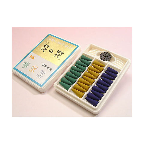Nippon Kodo Incense Sticks, Premium Hana-no-Hana, 3 Floral Scents
