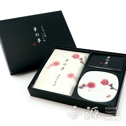 Nippon Kodo Incense Sticks & Plate set, Yume-no-Yume
