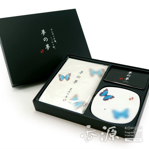 Nippon Kodo Incense Sticks & Plate set, Yume-no-Yume