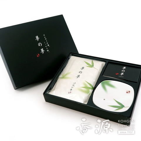 Nippon Kodo Incense Sticks & Plate set, Yume-no-Yume