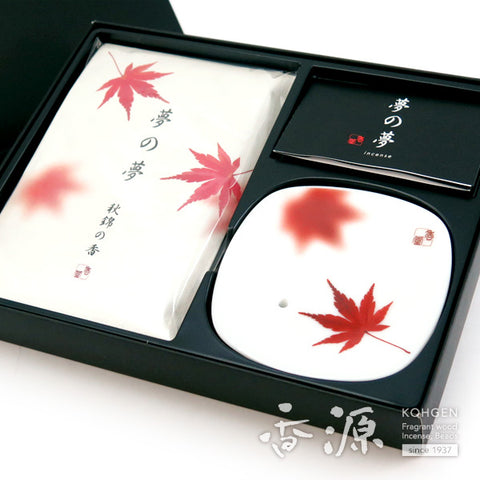 Nippon Kodo Incense Sticks & Plate set, Yume-no-Yume
