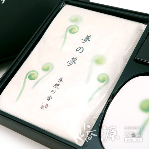 Nippon Kodo Incense Sticks & Plate set, Yume-no-Yume