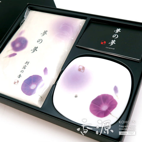 Nippon Kodo Incense Sticks & Plate set, Yume-no-Yume