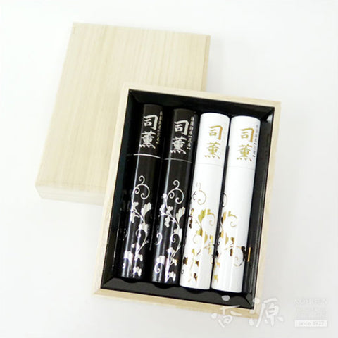 Nippon Kodo Incense Sticks, Shikun Agarwood & Sandalwood set, Premium Box