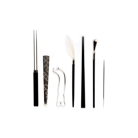 Ceremony Utensils  Nippon Kodo, Set of 7 utensils of Koh-do