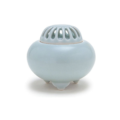 Arita Ware Incense Burner – Celadon (Round Shape)