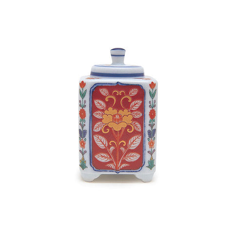 Arita Ware Incense Burner, Shiho-mokko-kusabana pattern