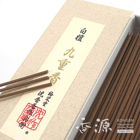 Baieido Incense Sticks, Byakudan Kokonoe Koh, Sandalwood, Large Box