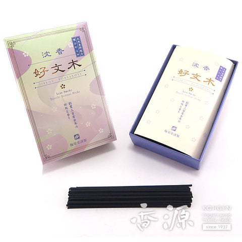Baieido Incense Sticks, Jinkou Kobunboku (Aloeswood Plum Blossom), large box, smokeless