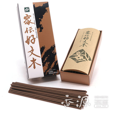 Baieido Incense Sticks, Kaden Kobunboku, Agarwood, Small Box
