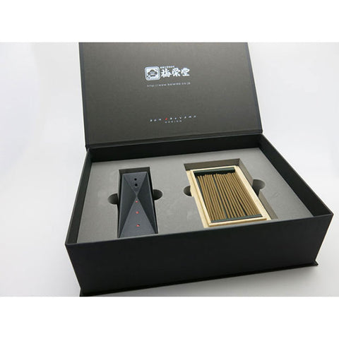 Baieido Kyara Incense & Nambu Ironware Holder Set “KYARA”