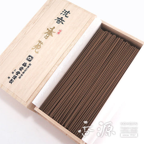 Baieido Incense Sticks, Jinkoh Kohen, Agarwood, Large Box