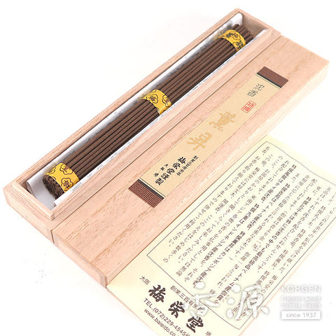 Baieido Incense Sticks, Premium Series, Kyara Agarwood