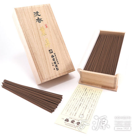 Baieido Incense Sticks, Jinkoh Kunsho, Agarwood, Large Box