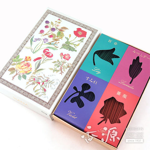 Tennendo Incense Sticks, Hana Flowers 4 floral scents