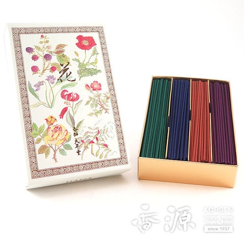 Tennendo Incense Sticks, Hana Flowers 4 floral scents