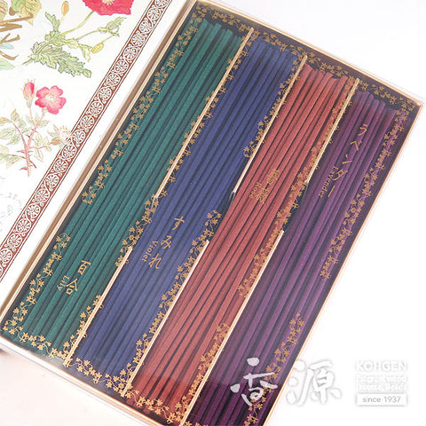 Tennendo Incense Sticks, Hana Flowers 4 floral scents