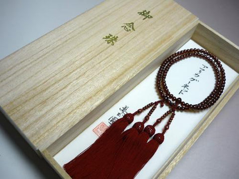 Women's African Garnet Prayer Beads, Universal Eight-Sect Style