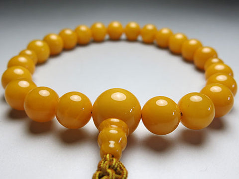 Men's prayer beads, top-grade wax amber