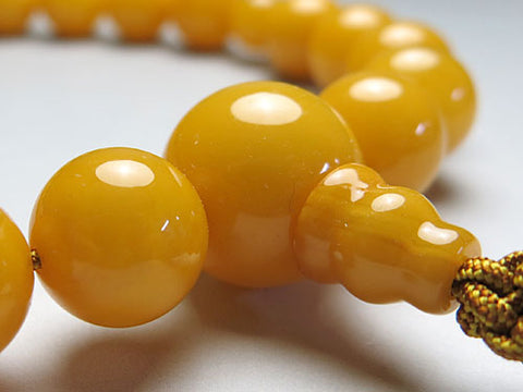 Men's prayer beads, top-grade wax amber